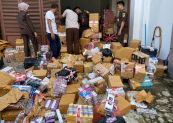 65 Ribu Batang Rokok Ilegal Disita, Kejari Sukabumi Siap Jerat Pelaku dengan Hukuman Berat