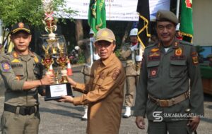 HUT Ke-75 Satpol PP, Semangat Pengabdian Diteguhkan — Cireunghas Juara Umum LKBB Linmas 2025