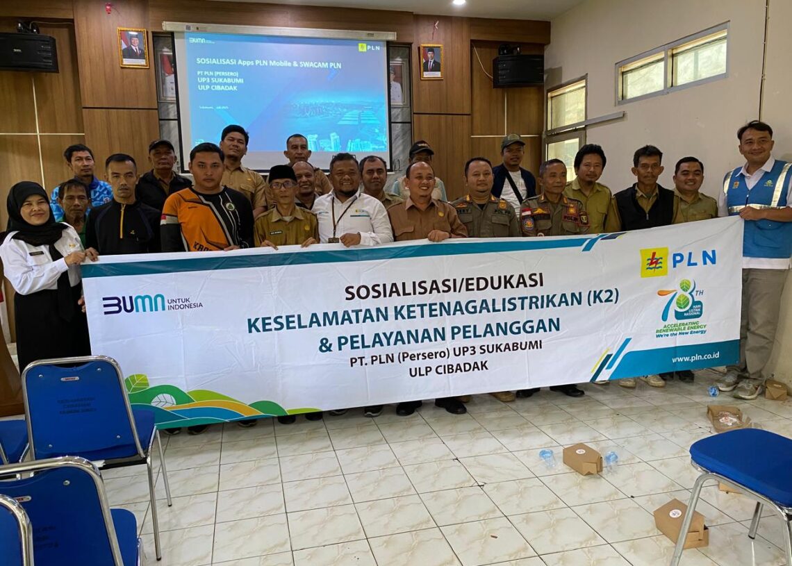 PLN ULP Cibadak Sosialisasikan Keselamatan dan Layanan Kelistrikan