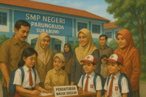 Orangtua Protes PPDB SMPN 1 Parungkuda: Dekat Sekolah Malah Tak Lolos