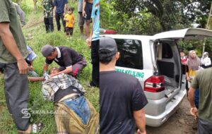 Truk Bermuatan Pupuk Masuk Jurang 200 Meter di Letter S Cikidang, Sopir Luka Serius