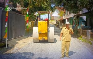 Dinas PU Aspal Ruas Cinagen–Simpangdago, Perkuat Akses Strategis Jampangkulon–Cibitung