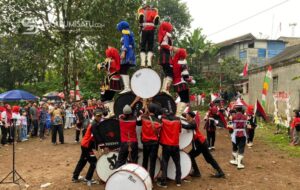 Warga Kampung Delima Meriahkan HUT RI ke-80 dengan Drum Band dan Lomba Tradisional