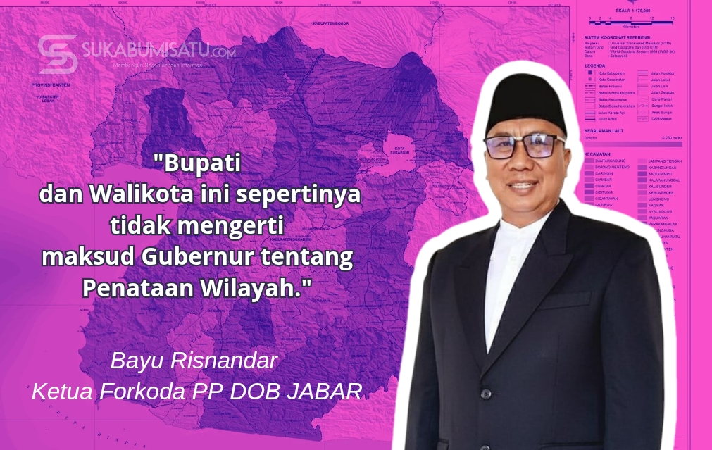 Forkoda Jabar Sentil Bupati dan Wali Kota: Gagal Paham Soal Pemekaran Sukabumi
