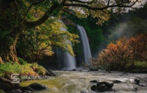 Curug Cikanteh Sukabumi: Pesona Air Terjun Tiga Tingkat di Geopark Ciletuh