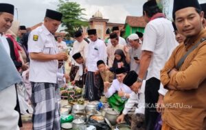 Peringatan Hari Santri di Surade Diwarnai Ziarah, Apel, dan Liwetan Ribuan Kastrol