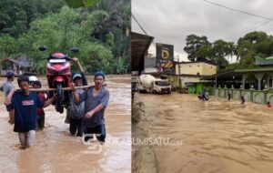 Cuaca Ekstrem Terjang Sukabumi, Sawah Terendam dan Ruko Ambruk di Beberapa Kecamatan