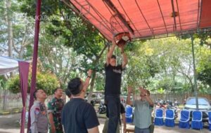 Semarak HUT TNI ke-80 dan HJKS ke-155, Forkopimcam Cibadak Guyub di Festival Burung Berkicau