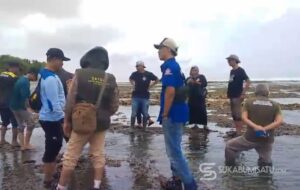 Tanam Terumbu Karang di Pantai Minajaya, Wujud Nyata Kepedulian pada Laut Sukabumi