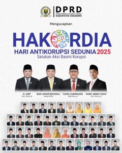 Peringati HAKORDIA, DPRD Sukabumi Serukan Integritas untuk Pembangunan Bersih