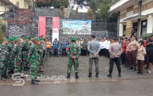 Pastikan Malam Tahun Baru Kondusif, Forkopimcam Sagaranten Gelar Apel Siaga Gabungan