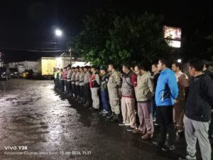 Jaga Kondusivitas, Polres Sukabumi Gelar Patroli Biru Skala Besar di Wilayah Utara
