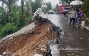 Baru Selesai Dibangun, TPT ‘Jabar Istimewa’ di Nyalindung Kembali Longsor, Arus Lalu Lintas Terhambat