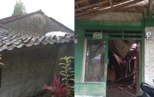 Hujan dan Angin Kencang Robohkan Rumah Warga di Cidahu, Satu Keluarga Kehilangan Tempat Tinggal
