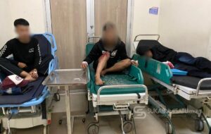 Dini Hari Mencekam di Cibadak, Empat Pemuda Dibacok Gerombolan Bersajam