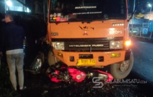 Truk Diduga Keluar Jalur, Avanza dan Motor Terseret di Depan SPBU Lodaya Cibadak, Satu Pengemudi Luka