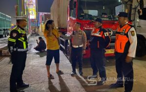 Sumbu 3 Masih Membandel, Dishub dan Polres Sukabumi Lakukan Penertiban di Cibadak