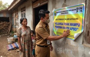 Di Tengah Isu Efisiensi, Dinsos Kabupaten Sukabumi Alokasikan Rp759 Juta Hanya untuk Stiker Hologram PBI APBD