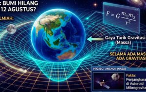 Viral, Isu Bumi Akan Kehilangan Gravitasi 12 Agustus, Simak Fakta Ilmiah dan Konspirasi ‘Project Anchor’ NASA