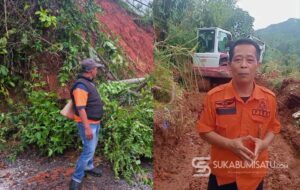 Pulihkan Konektivitas, Dinas PU dan P2BK Purabaya Buka Jalan Penghubung Jampang Tengah yang Tertimbun Longsor