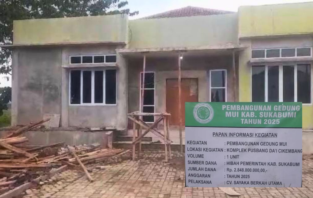 Dana Hibah Cair, Pembangunan Berhenti: Teka-teki ‘Tangan Tak Terlihat’ di Proyek Gedung MUI Sukabumi