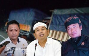 Jampang Menggugat! Tak Percaya Janji Manis Dishub, Warga dan Ormas Jampang Tandang Paksa Putar Balik Truk ‘Monster’