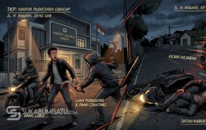 Duel Berujung Luka, Pemuda di Ciracap Sukabumi Disabet Celurit Usai Janjian via WhatsApp