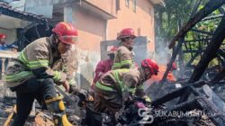 2 Unit Mobil Pemadam Dikerahkan, Rumah Semi Permanen di Gunung Guruh Tak Terselamatkan