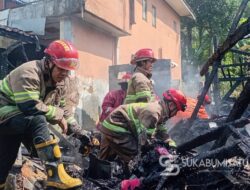 2 Unit Mobil Pemadam Dikerahkan, Rumah Semi Permanen di Gunung Guruh Tak Terselamatkan