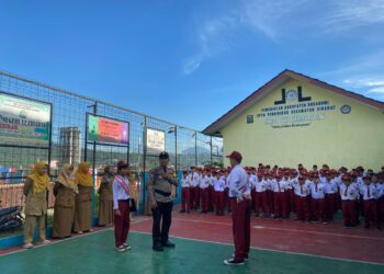 Edukasi di SDN 12 Cibadak, Polisi Tekankan Anti Bullying dan Narkoba
