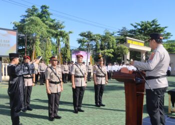Kapolres Sukabumi Pimpin Sertijab, Tekankan Adaptasi dan Kinerja Optimal