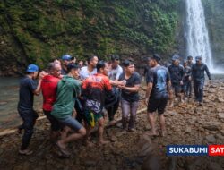Terseret Pusaran Air Curug Tilu Jayanegara, Remaja Asal Cikidang Ditemukan Meninggal Dunia