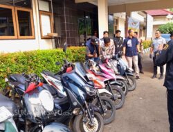 Polres Sukabumi Gulung 9 Pelaku Curanmor, 15 Motor Siap Dikembalikan Gratis!
