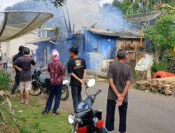 Listrik Sedang Padam, Rumah dan Bengkel Motor di Sinarbentang Sagaranten Luluh Lantak Diamuk Sijago Merah