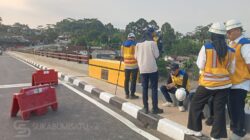 Baru Seminggu Dibuka, Jembatan Pamuruyan Cibadak Tiba-tiba Diperiksa Ulang Tim PUPR Jabar, Ada Apa?