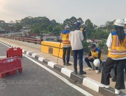Baru Seminggu Dibuka, Jembatan Pamuruyan Cibadak Tiba-tiba Diperiksa Ulang Tim PUPR Jabar, Ada Apa?