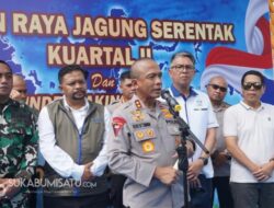 Tak Hanya Atur Lalu Lintas, Satlantas Polres Sukabumi Dorong Swasembada Pangan Lewat Budidaya Jagung