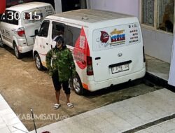 Tega! Rumah Kemanusiaan PMI Sukabumi Disatroni Maling, Data Kemanusiaan Hilang di Gondol Pria Terekam CCTV
