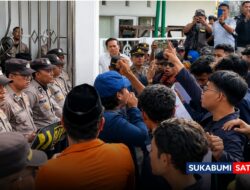 Geruduk Pendopo Sukabumi, Massa BEM Nusantara Tuntut Evaluasi MBG hingga Perbaikan RSUD Palabuhanratu