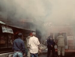 Warung di Parungkuda Ludes Terbakar, Satu Orang Alami Luka Bakar Serius