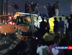 Adu Banteng Tiga Kendaraan di Cibadak, Sopir Truk Box Sempat Terjepit
