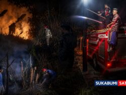 Ancaman Kemarau di Sukabumi, Kebakaran Lahan Alang-Alang Mulai Mengintai Wilayah Cibadak