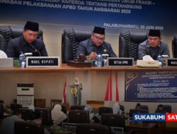 Wabup Sukabumi Sampaikan Jawaban Bupati atas Pandangan Umum Fraksi DPRD, Tegaskan Komitmen Tingkatkan Akuntabilitas APBD 2025