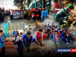 Tutup MPLS dengan Aksi Ekologi, SMAN 1 Cibadak Bersama Lintas Sekolah Tanam 500 Pohon dan Cat Jembatan