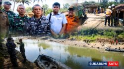 Gandeng CSR PT CMNP, TNI AL Matangkan Rencana Pembangunan Jembatan Leuwidinding Sukabumi