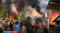 UPDATE Kebakaran Kasepuhan Ciptamulya Cisolok: 70 Rumah Hangus Rata dengan Tanah, 420 Jiwa Terdampak!