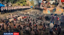 Usap Duka Warga Kasepuhan Ciptamulya, 102 Personel Brimob Polda Jabar Turun Tangan Bersihkan Puing Kebakaran