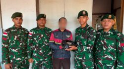 Warga Perbatasan RI-Malaysia Serahkan 1 Kg Sisik Trenggiling ke Satgas Pamtas
