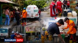 Tiga Bulan Krisis Air Bersih, PMI dan BPBD Kota Sukabumi Pasok Air ke Cikundul