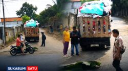 TABRAKAN MAUT DI CIKEMBAR: Terpental dan Masuk Kolong Mobil Sampah, Pengendara Motor Asal Cimanggu Tewas di Tempat